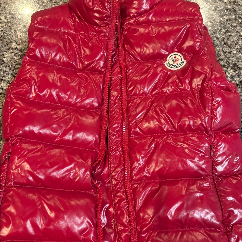 Moncler Shiny Red Outerwear
